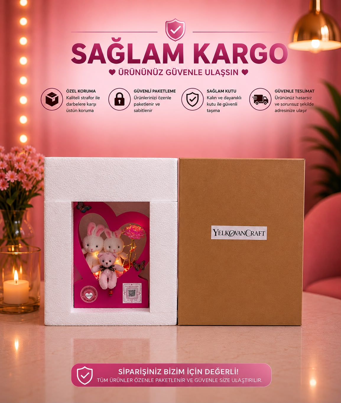 Kalpten Sana – Pembe